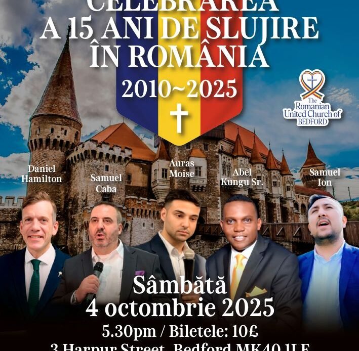 Celebrating with Romanians in Bedford